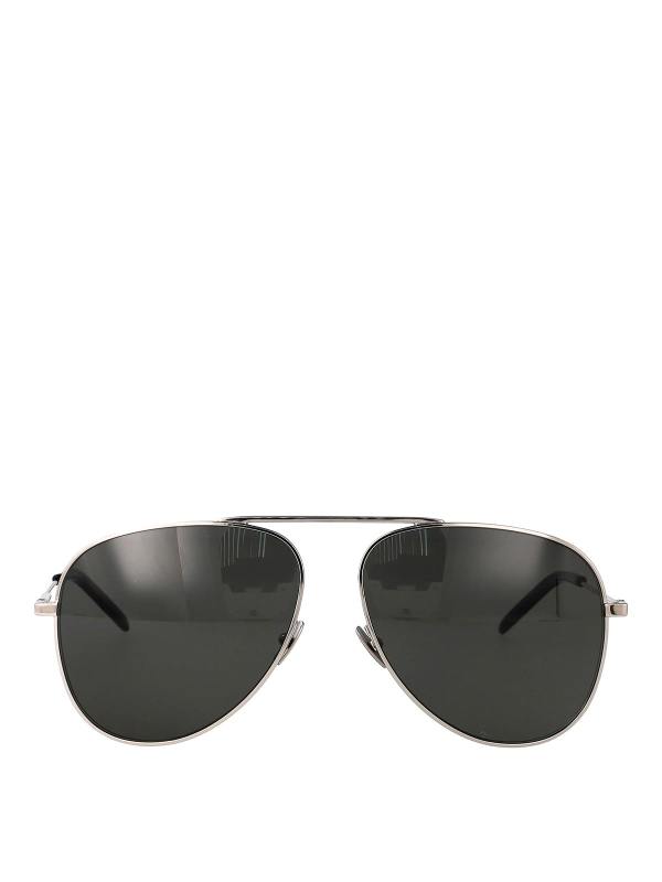 Saint Laurent Lunettes De Soleil - Argent