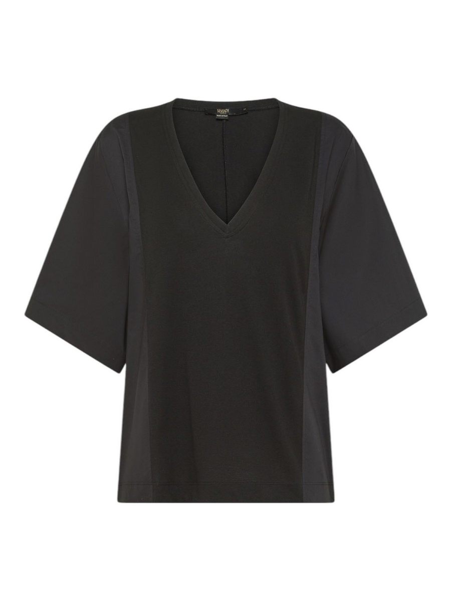 Seventy Pull À Col V - Noir
