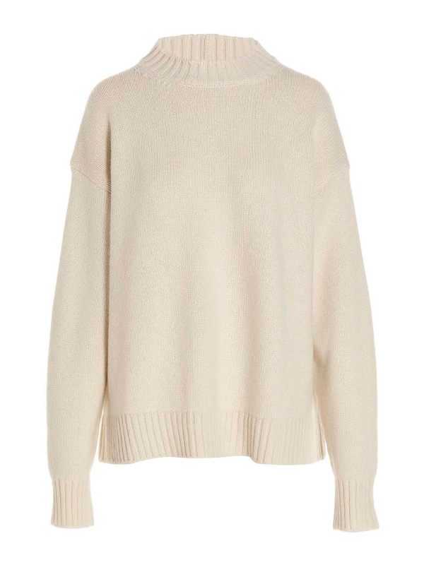 Jil Sander Pull Col Rond - Blanc