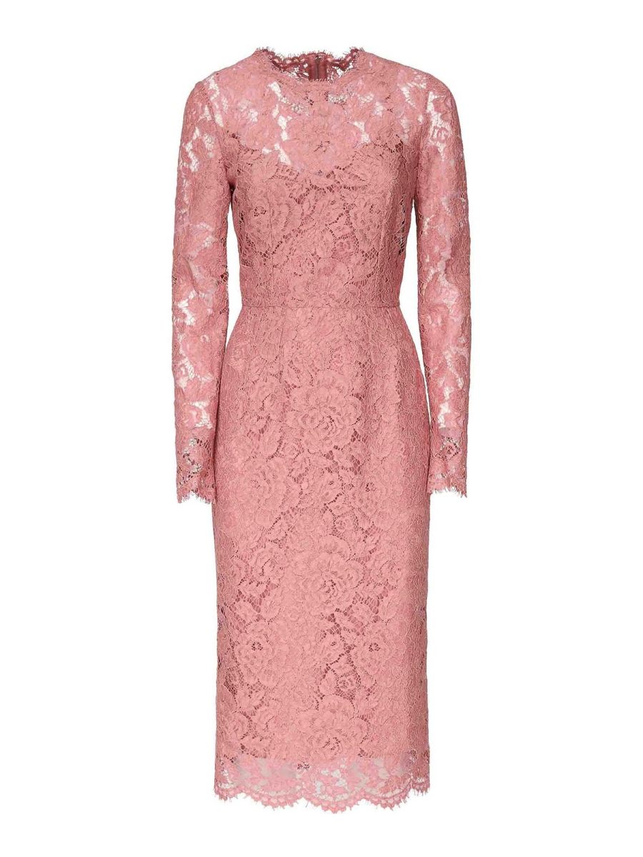 Dolce & Gabbana Robe Au Genou - Couleur Chair