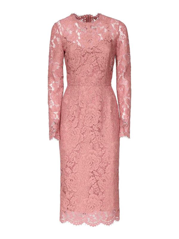 Dolce & Gabbana Robe Au Genou - Couleur Chair