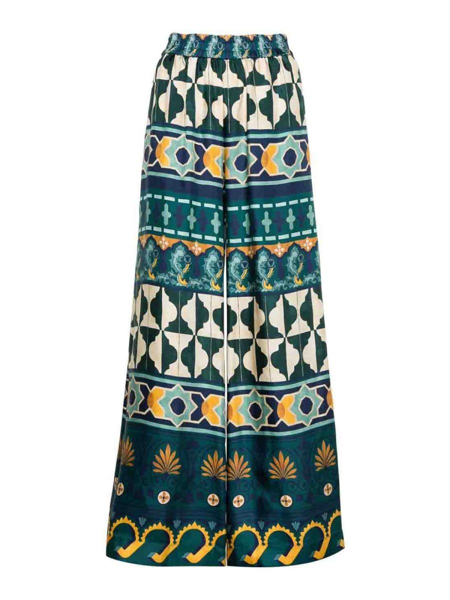 La DoubleJ Pantalons Décontractés - Bleu Clair