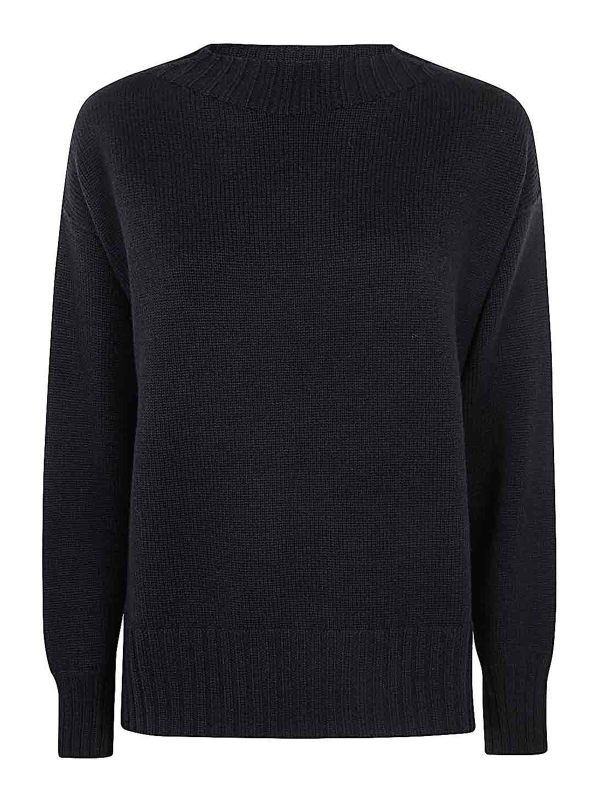 Drumohr Pull Col Rond - Bleu