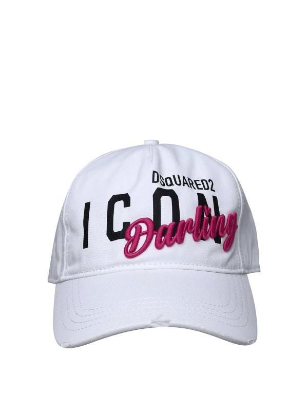 Dsquared2 Chapeau - Blanc