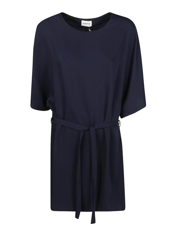 P. A.R. O.S. H. Robe Au Genou - Bleu