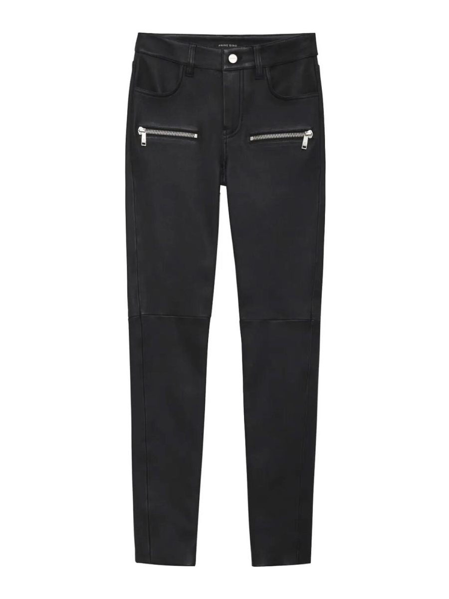 Anine Bing Pantalons Décontractés - Noir