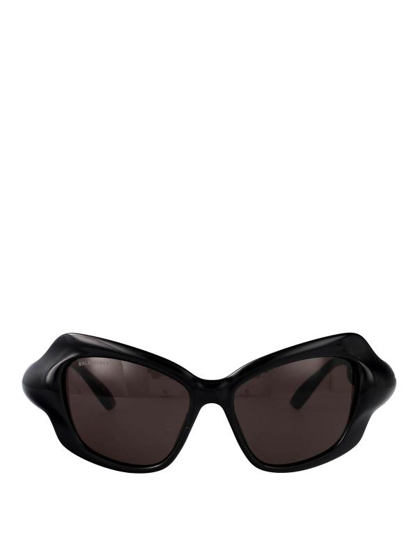 Balenciaga Lunettes De Soleil - Noir