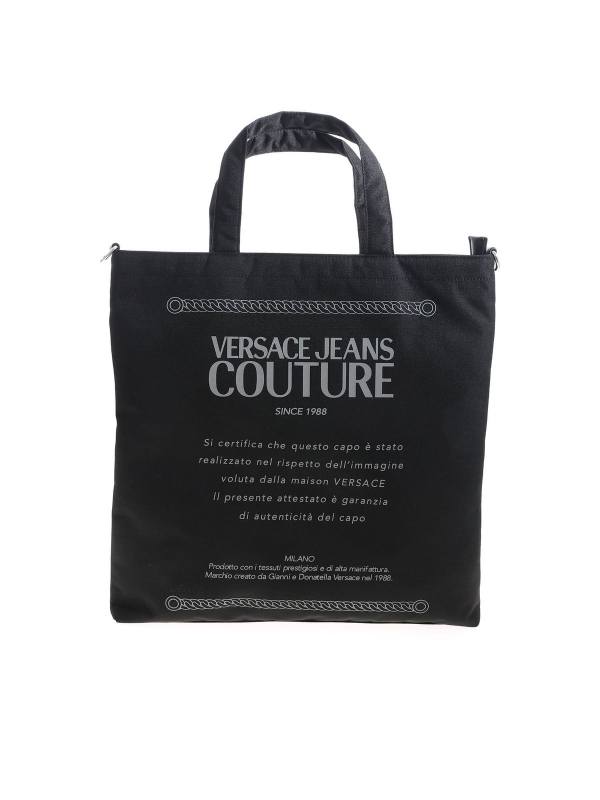 Versace Jeans Couture Sac Cabas - Noir