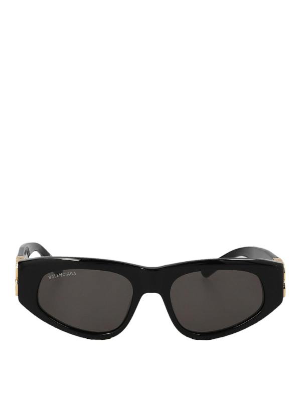 Balenciaga Lunettes De Soleil - Noir