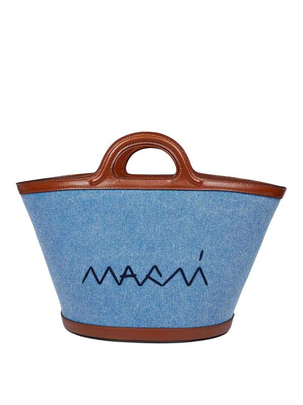 Marni Sac Bandoulière - Foncé Délavé
