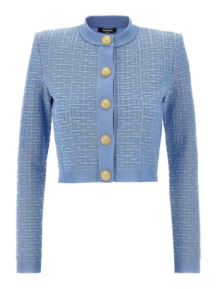 Balmain Cardigan - Bleu Clair