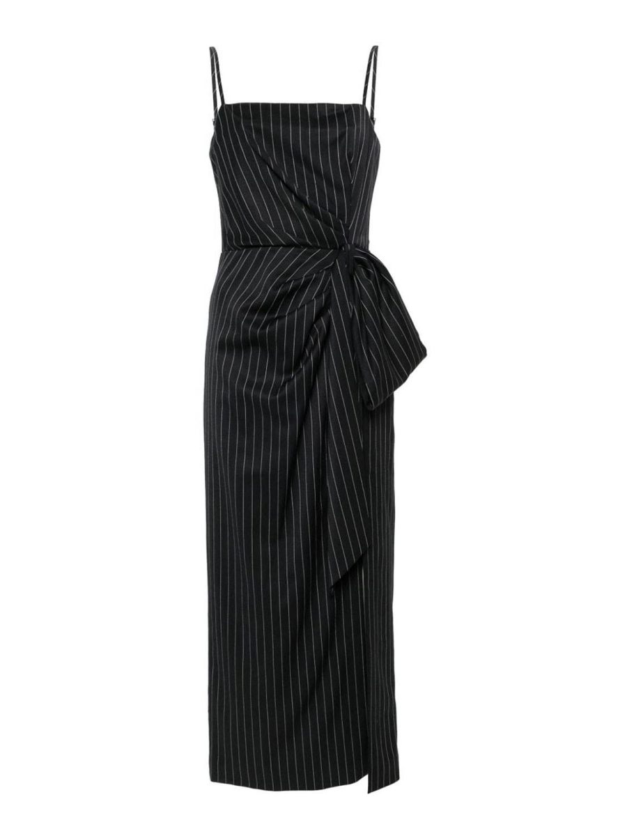 M. S.G. M. Robe à fines rayures