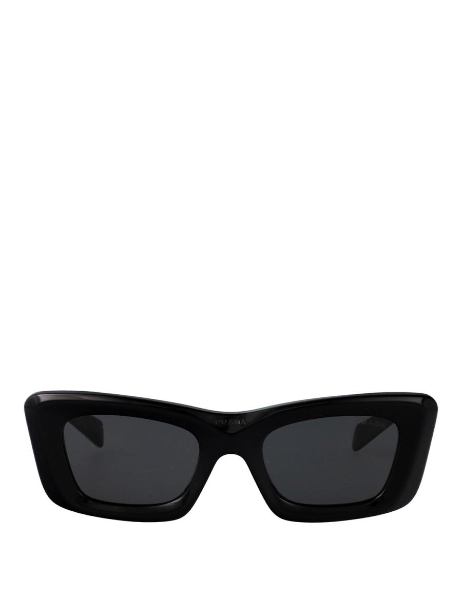 Prada Lunettes De Soleil - Noir