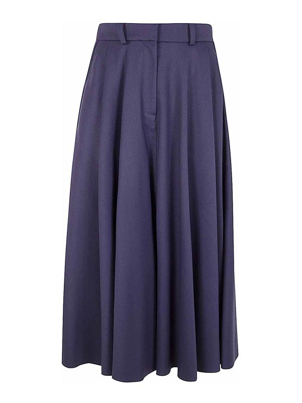 Elisabetta Franchi Jupe Midi - Bleu