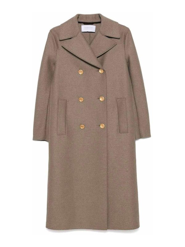 Harris Wharf London Manteau Court - Taupe