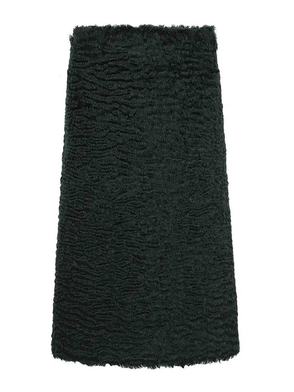 Jil Sander Jupe Midi - Bleu