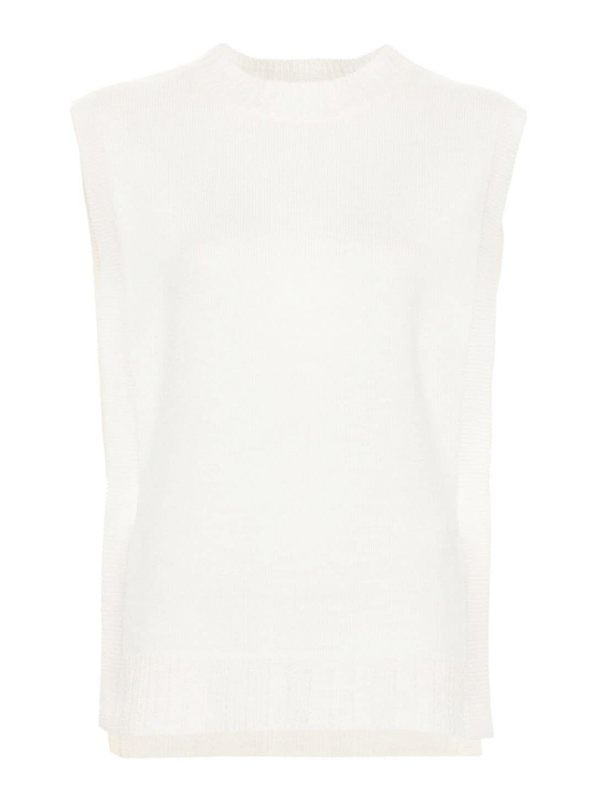 A. P.C. Pull Col Rond - Beige Clair