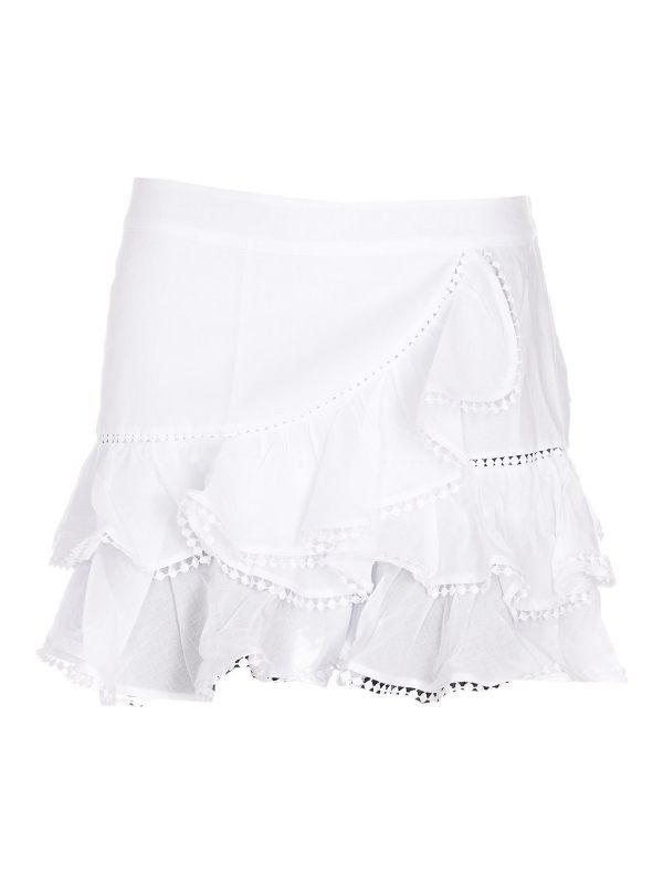 Charo Ruiz Mini Jupe - Blanc