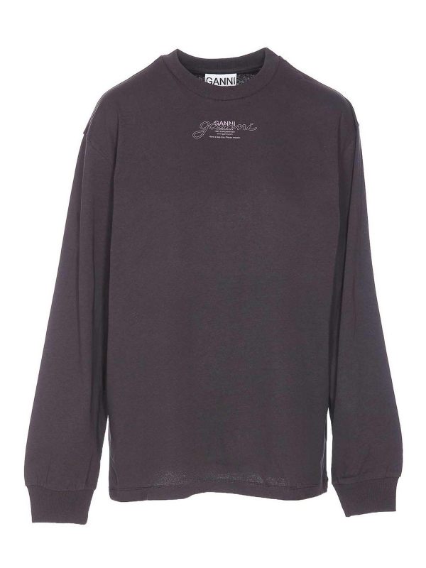 Ganni Top - Gris