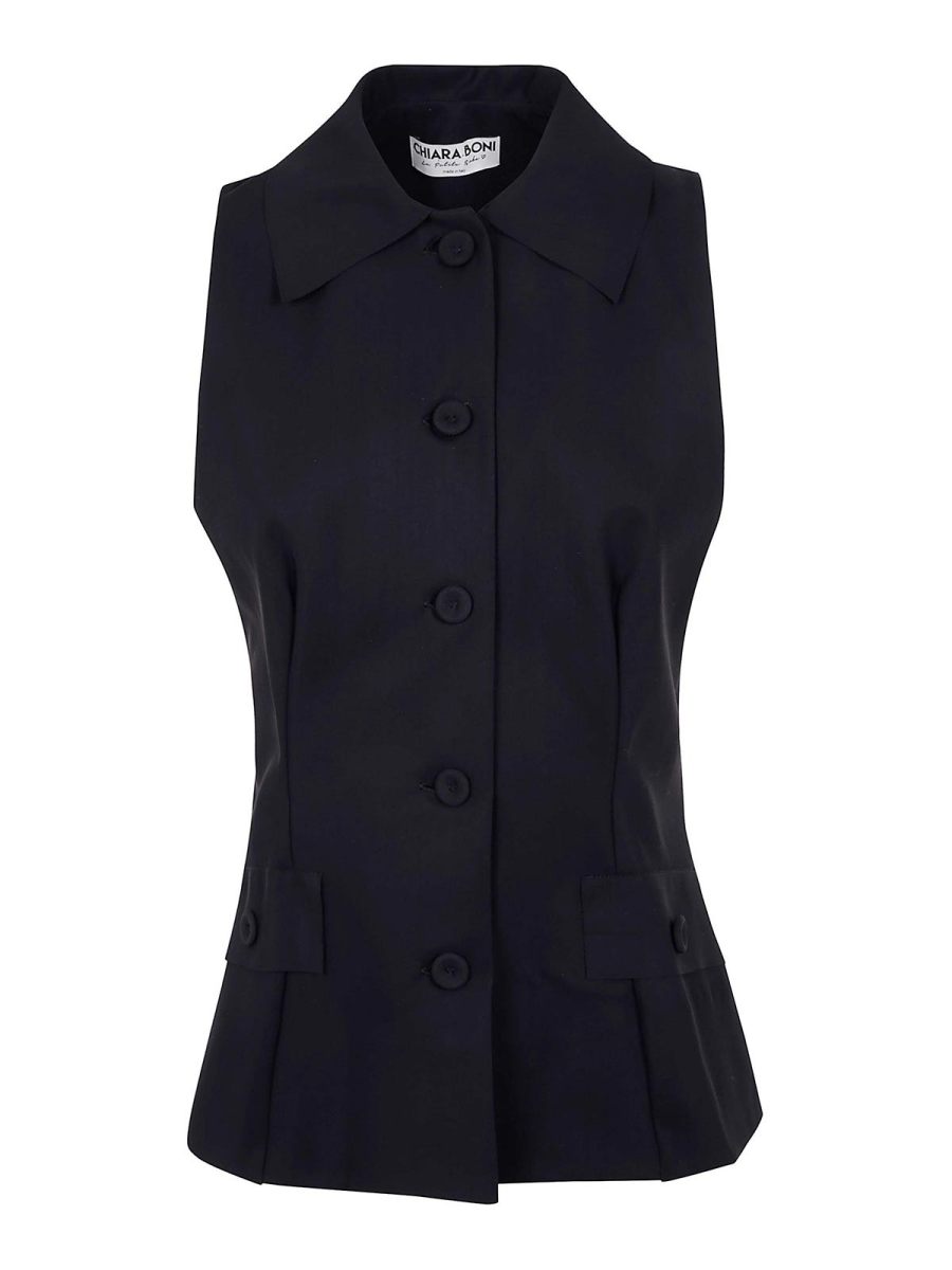 Chiara Boni La Petite Robe Top - Noir