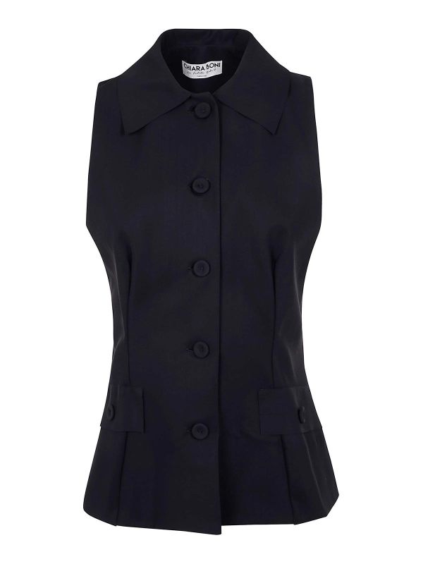 Chiara Boni La Petite Robe Top - Noir