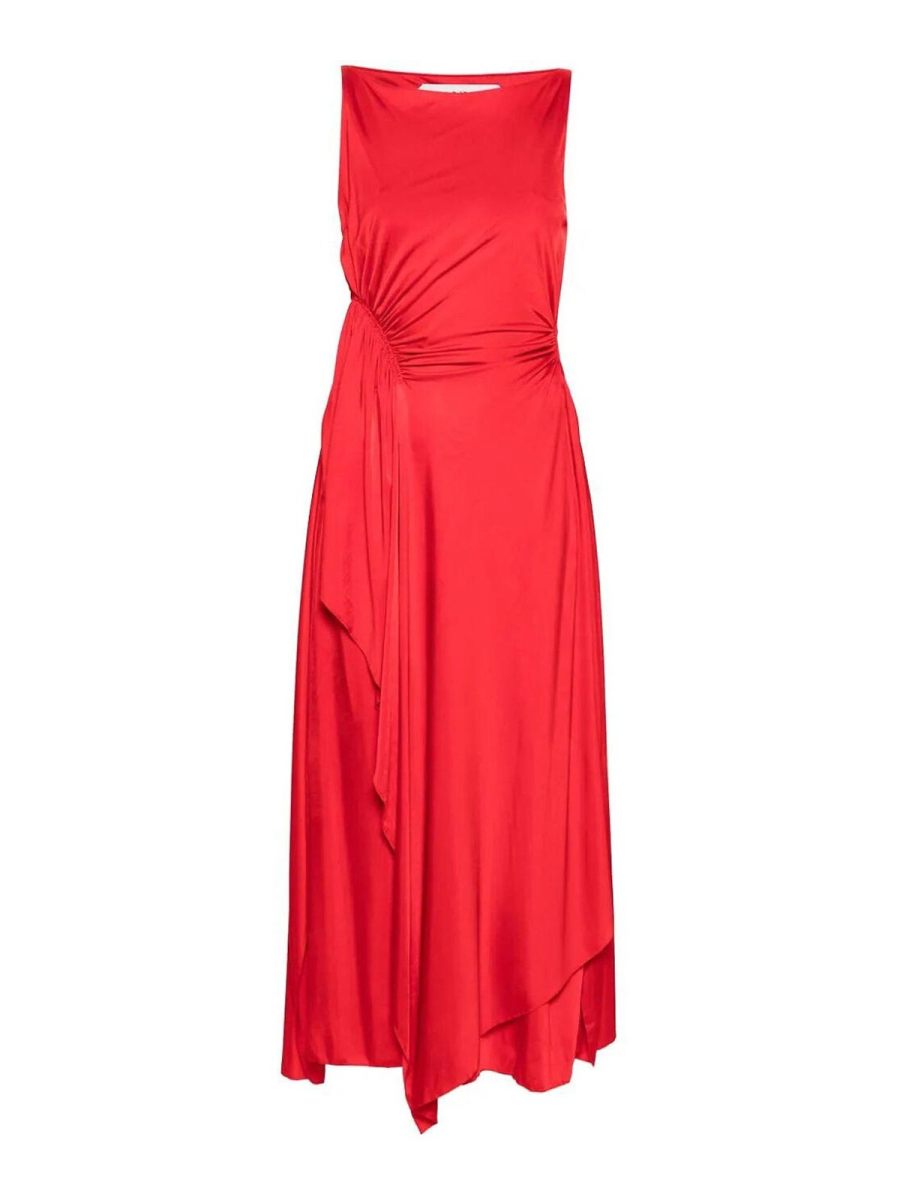 Lanvin Maxi Robe - Rouge