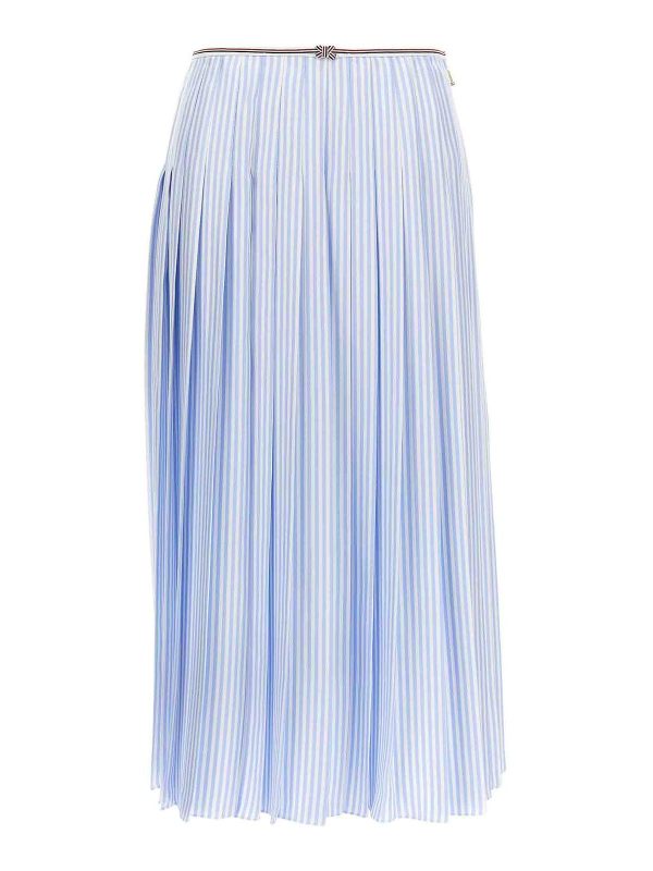 Thom Browne Jupe Midi - Bleu Clair