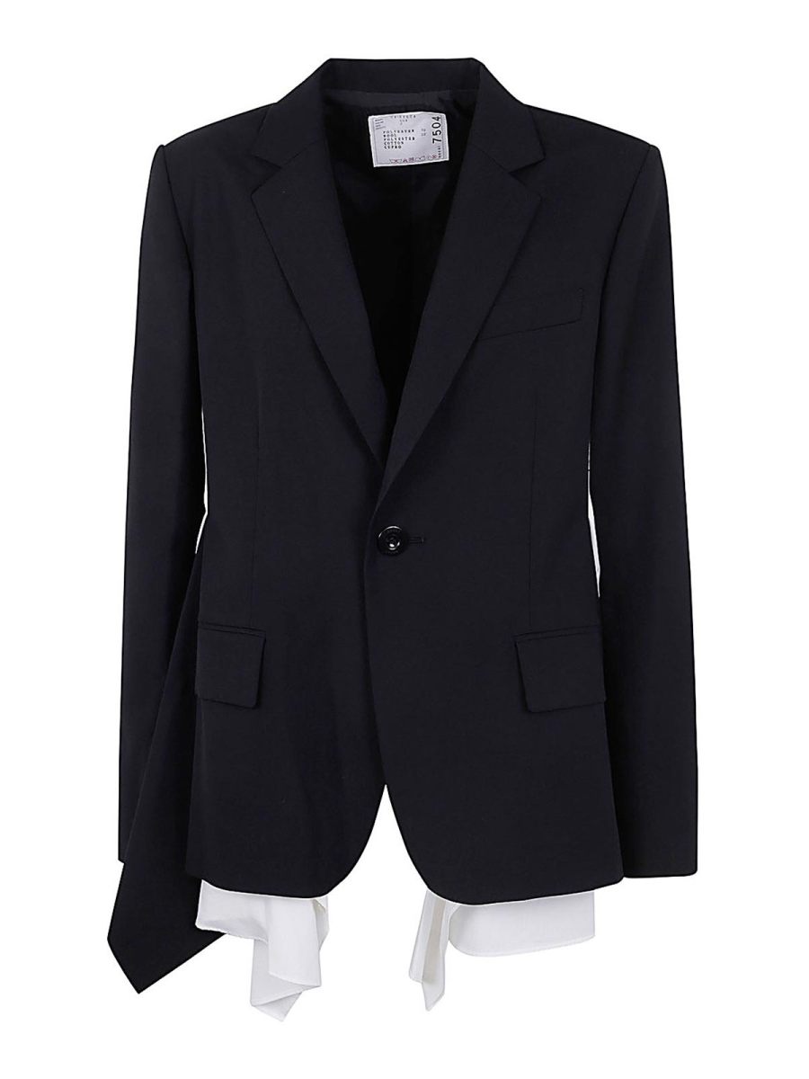 Sacai Veste Casual - Noir