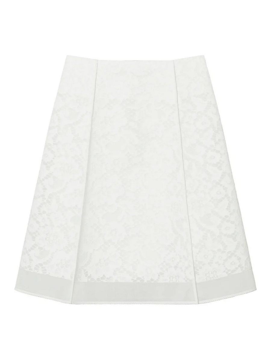 Tory Burch Jupe Midi - Blanc