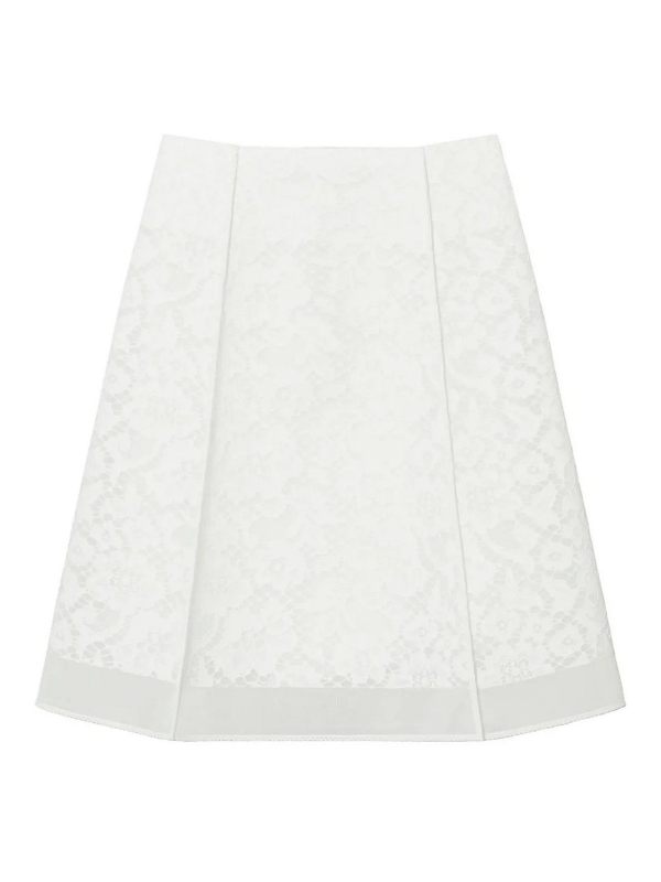 Tory Burch Jupe Midi - Blanc