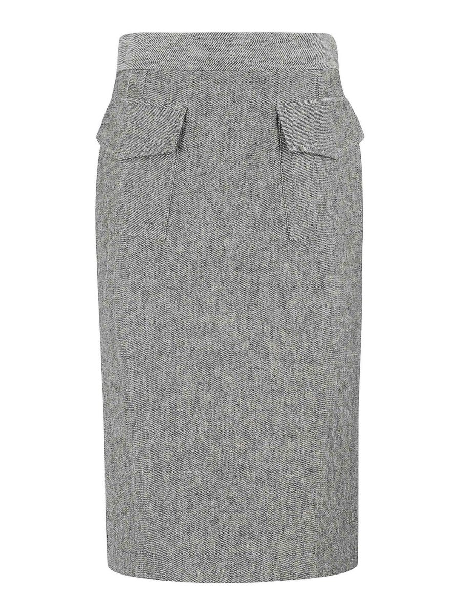 Semicouture Jupe Midi - Noir