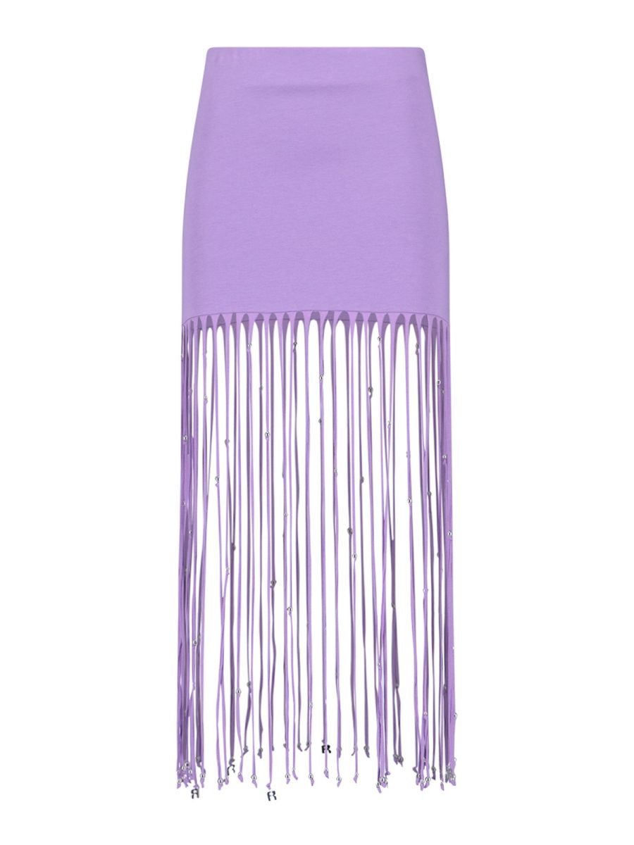Rotate Birger Christensen Jupe Midi - Violet