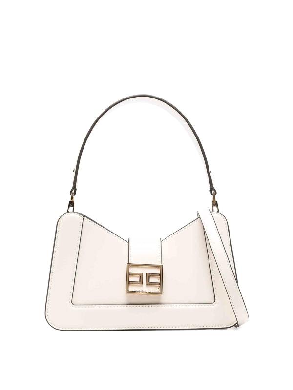 Elisabetta Franchi Sac Bandoulière - Crèm
