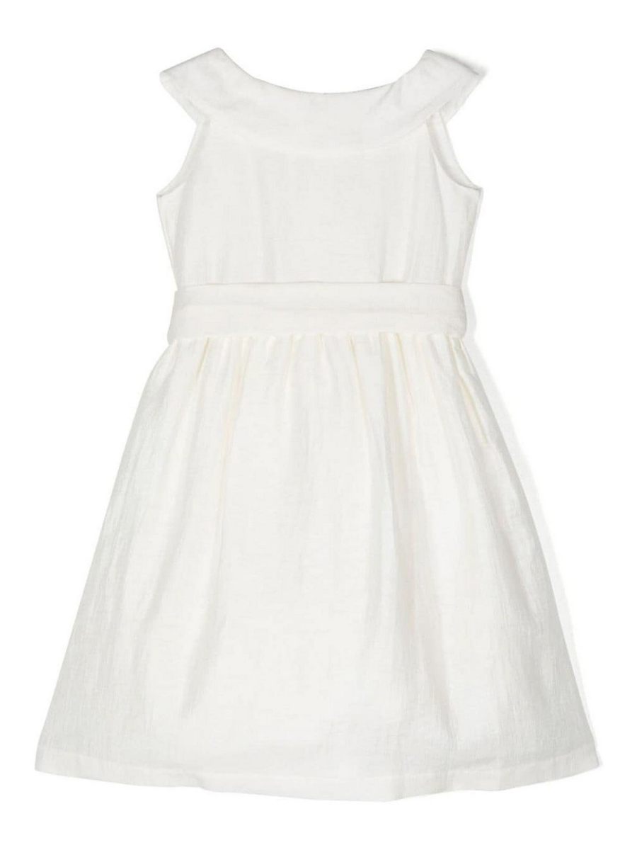 Il Gufo Robe Au Genou - Blanc