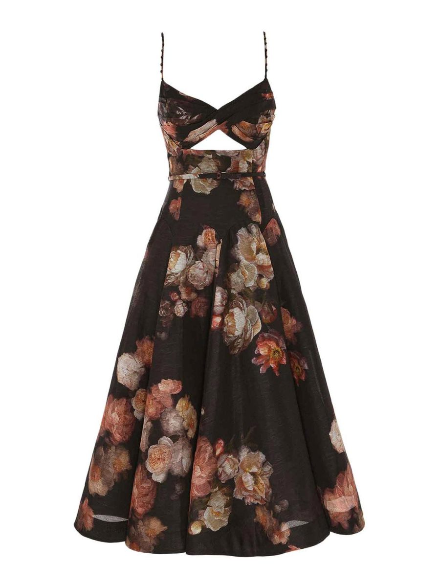 Zimmermann Robe Au Genou - Multicolore