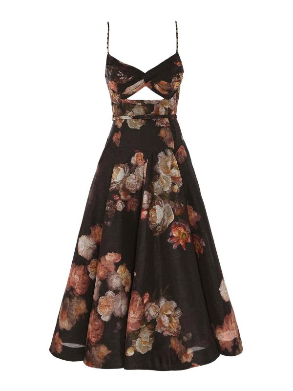 Zimmermann Robe Au Genou - Multicolore