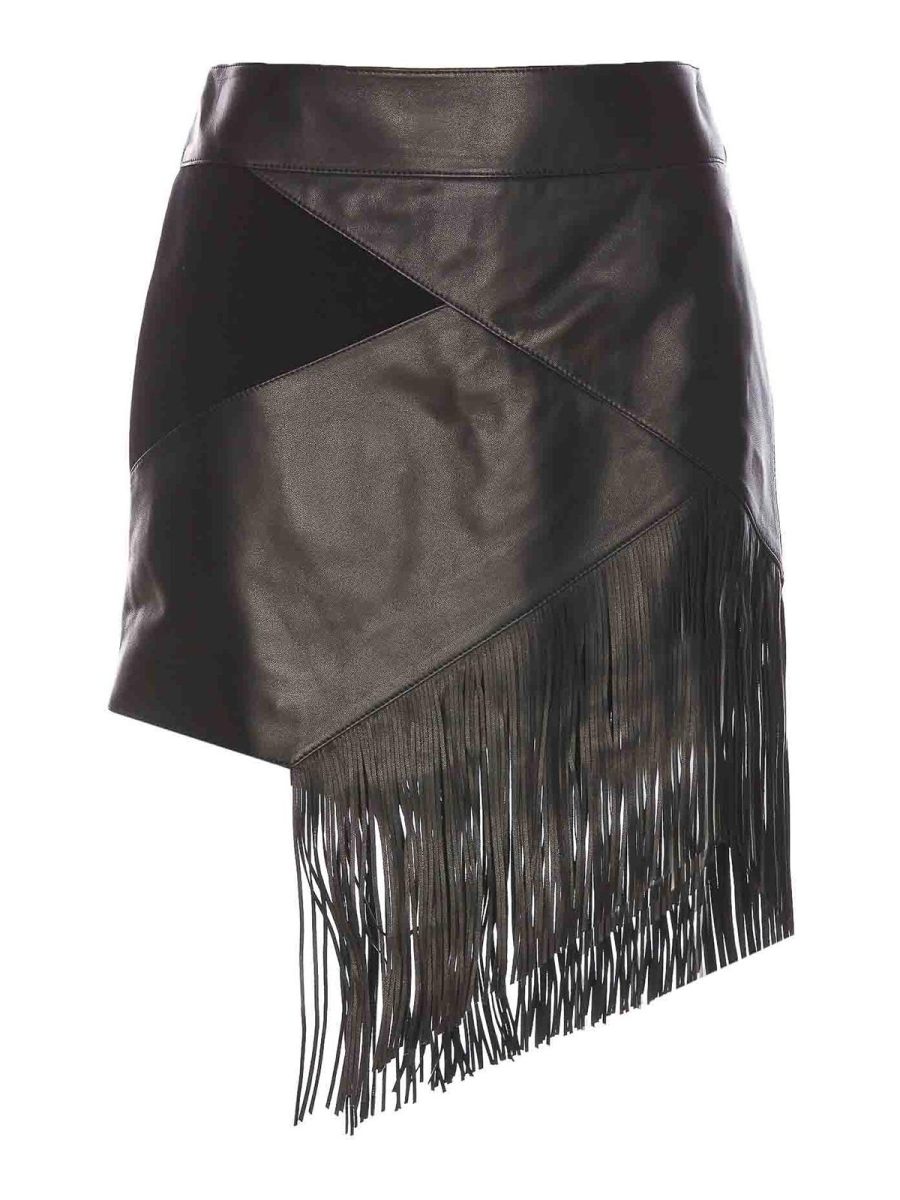Roberto Cavalli Mini Jupe - Noir