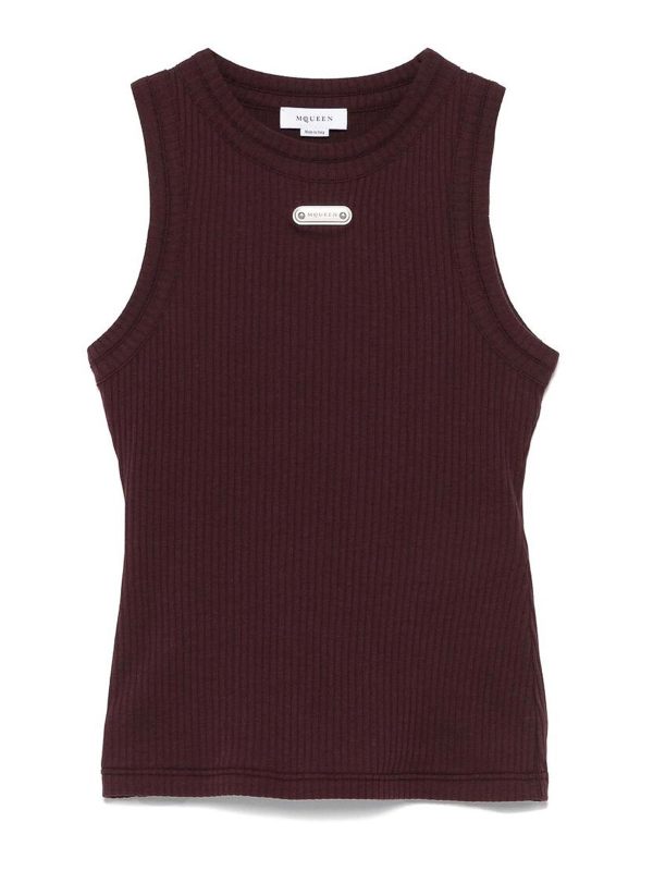 Alexander Mcqueen Top - Rouge