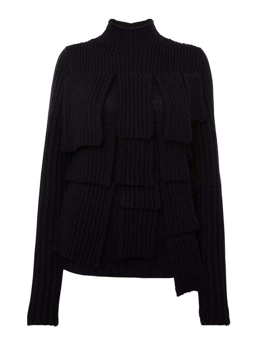 J. W. Anderson Pull Col Rond - Bleu
