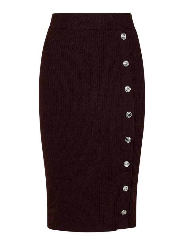 Pinko Jupe Midi - Marron