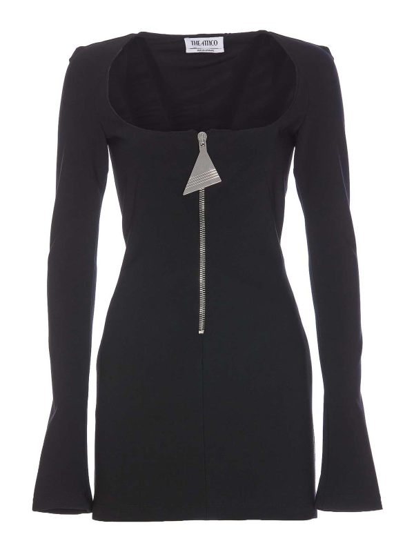 The Attico Robe Courte - Noir