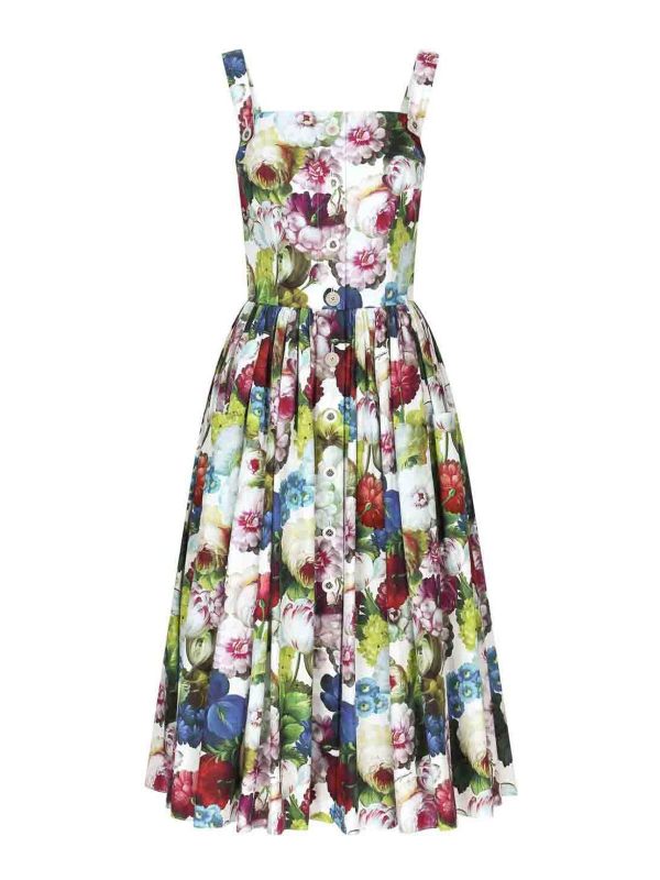 Dolce & Gabbana Robe Au Genou - Multicolore