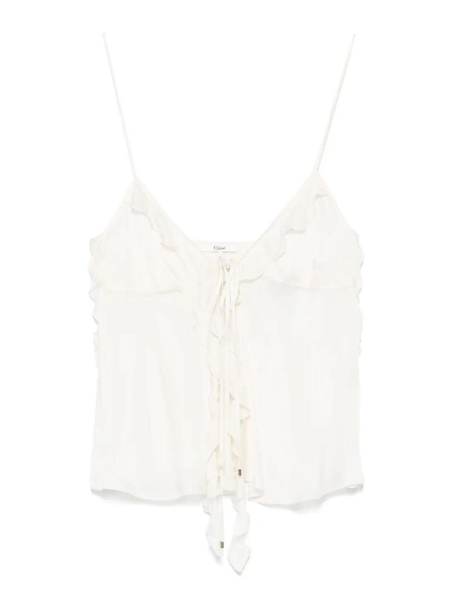 Chloe' Top - Blanc