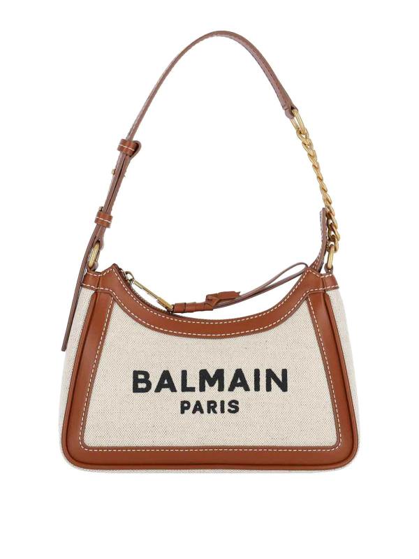 Balmain Sac Porté Épaule - Beig