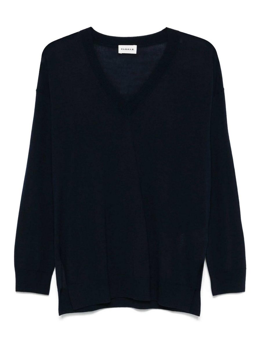 P. A.R. O.S. H. Pull Col Rond - Bleu