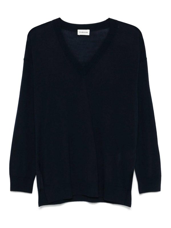P. A.R. O.S. H. Pull Col Rond - Bleu