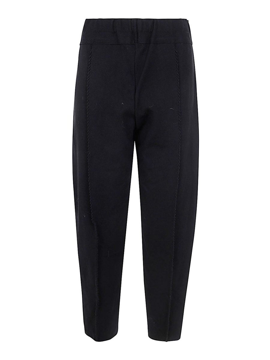 Pleats Please Issey Miyake Pantalons Décontractés - Noir