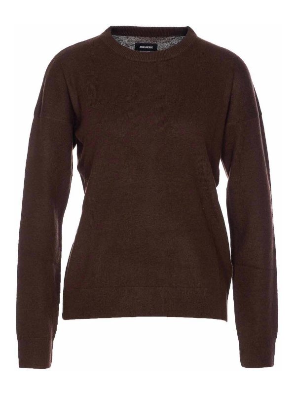 Zadig & Voltaire Pull Col Rond - Marron