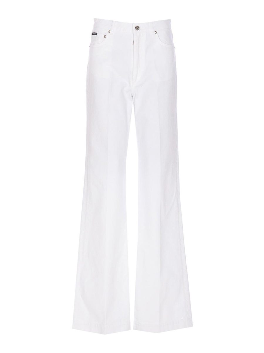 Dolce & Gabbana Jean Droit - Blanc
