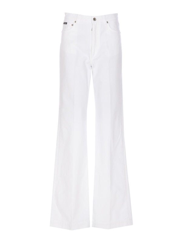 Dolce & Gabbana Jean Droit - Blanc